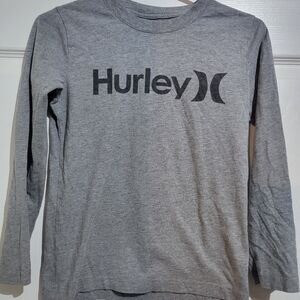 Hurley grey long sleeve Youth small